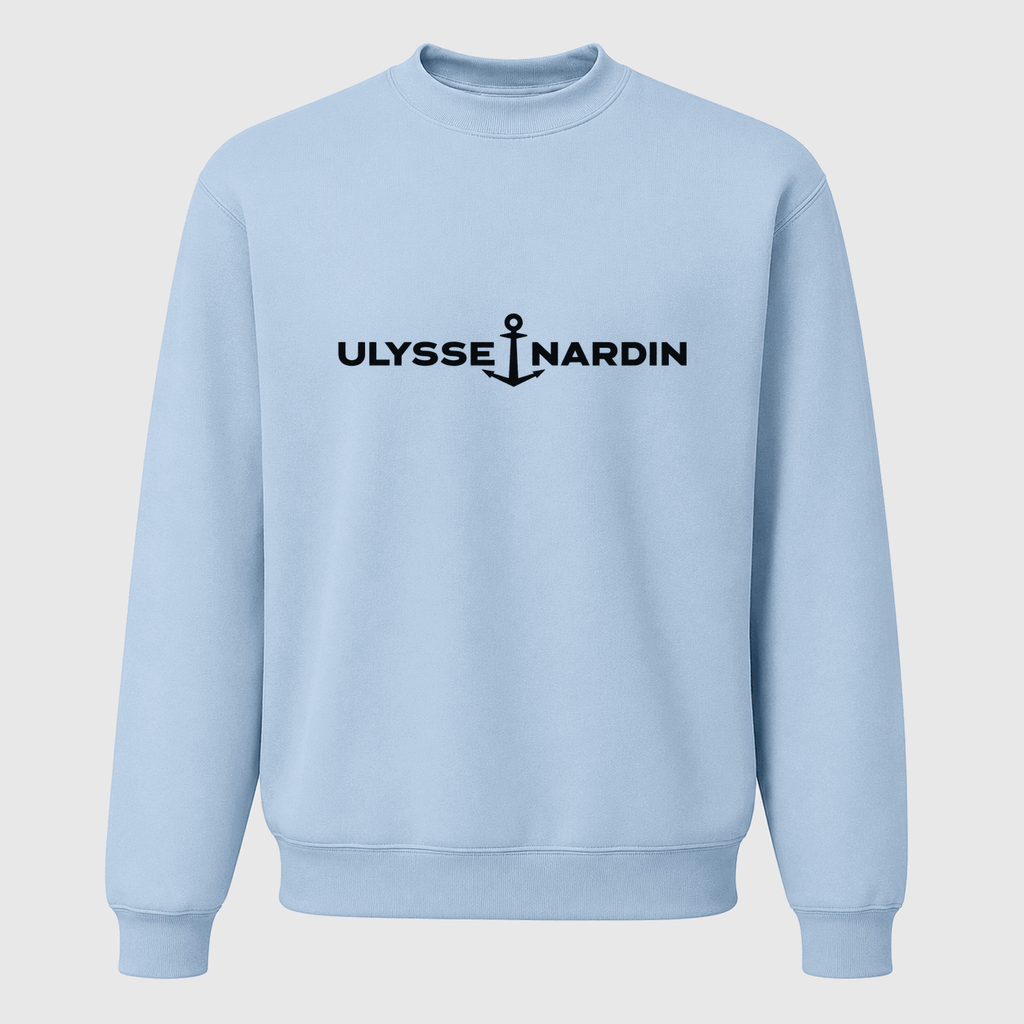 Men's Ulysse Nardin Crewneck Sweatshirt - Sky Blue