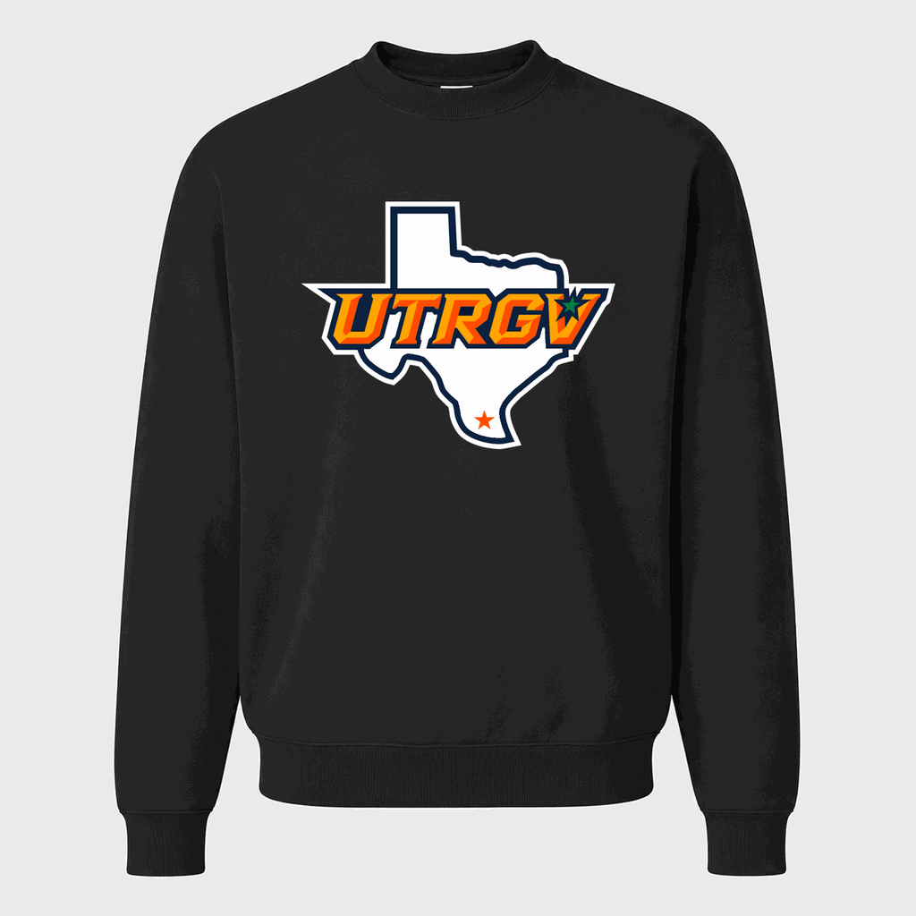 Men's UTRGV Vaqueros Crewneck Sweatshirt - Black
