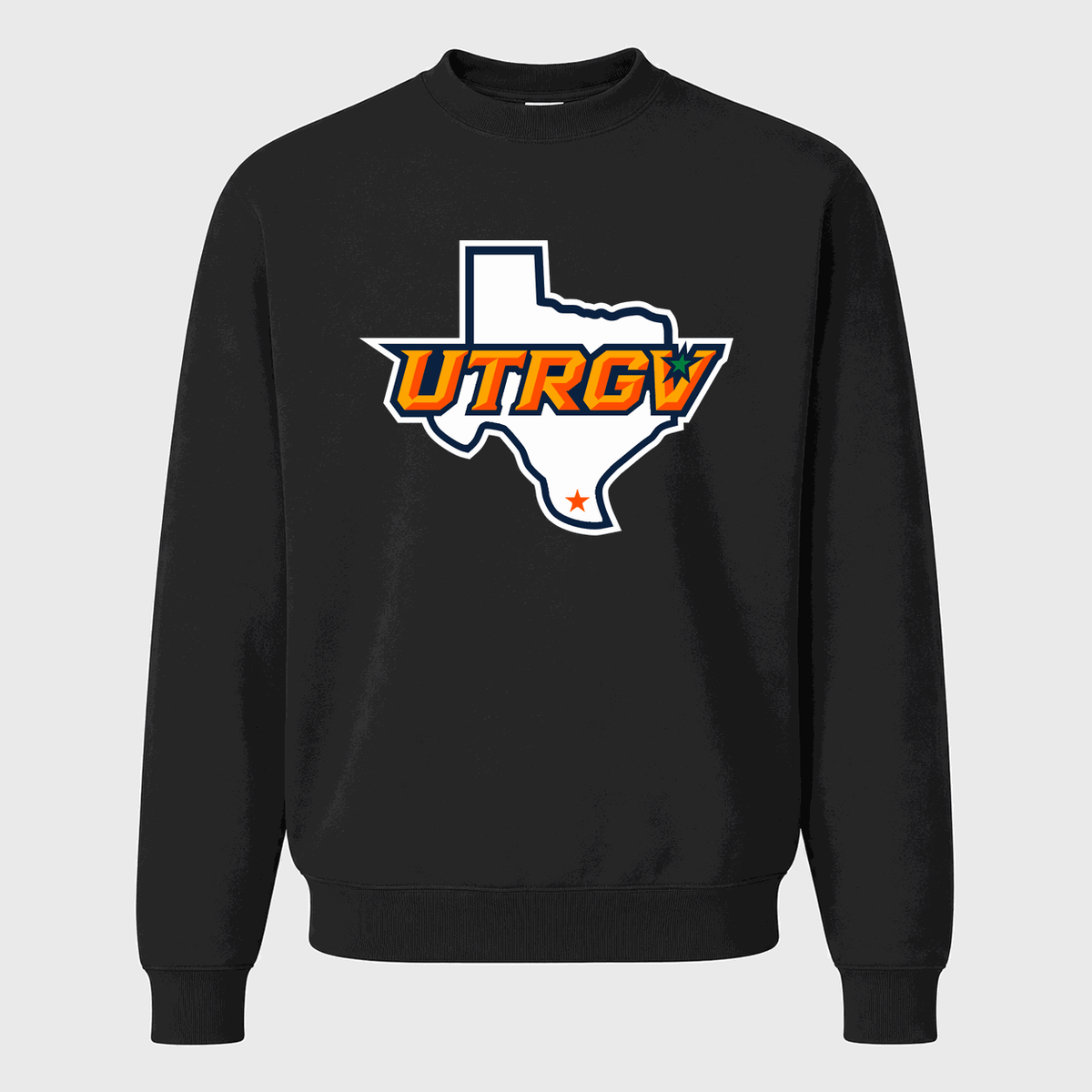 Men's UTRGV Vaqueros Crewneck Sweatshirt - Black