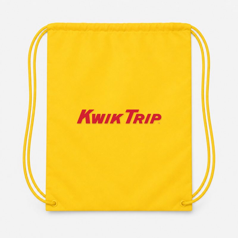 Kwik Trip Drawstring Bag - Yellow