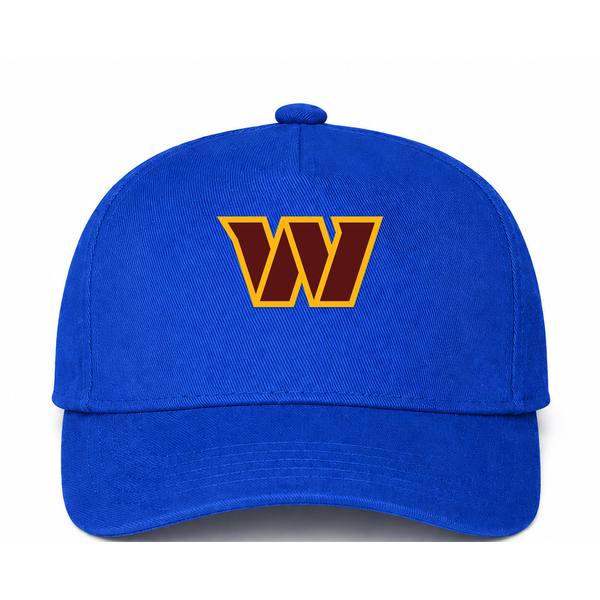 Washington Commanders NFL Logo Blue Dad Baseball Cap Hat