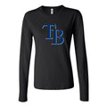 Women's Tampa Bay Rays Long Sleeve T-Shirt - Black