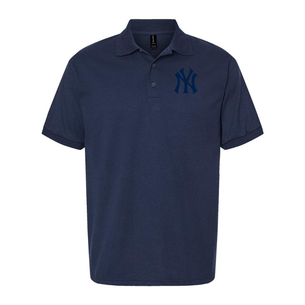 Men's New York Yankees Dry Blend Polo - Navy
