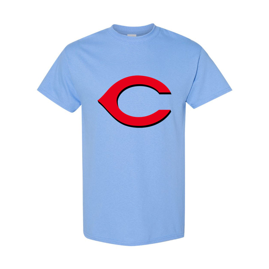 Men's Cincinnati Reds Cotton T-Shirt - Sky Blue