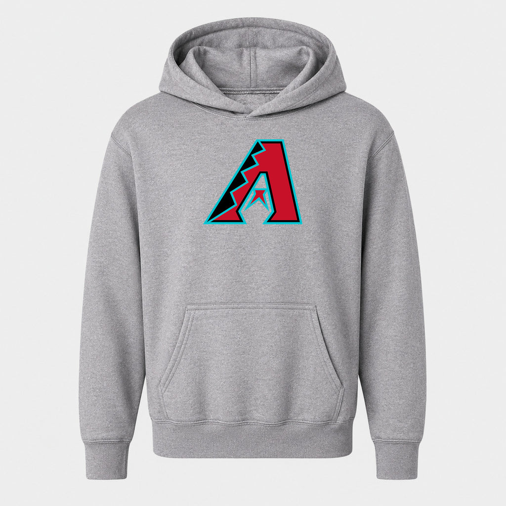 Youth Arizona Diamondbacks Pullover Hoodie - Gray