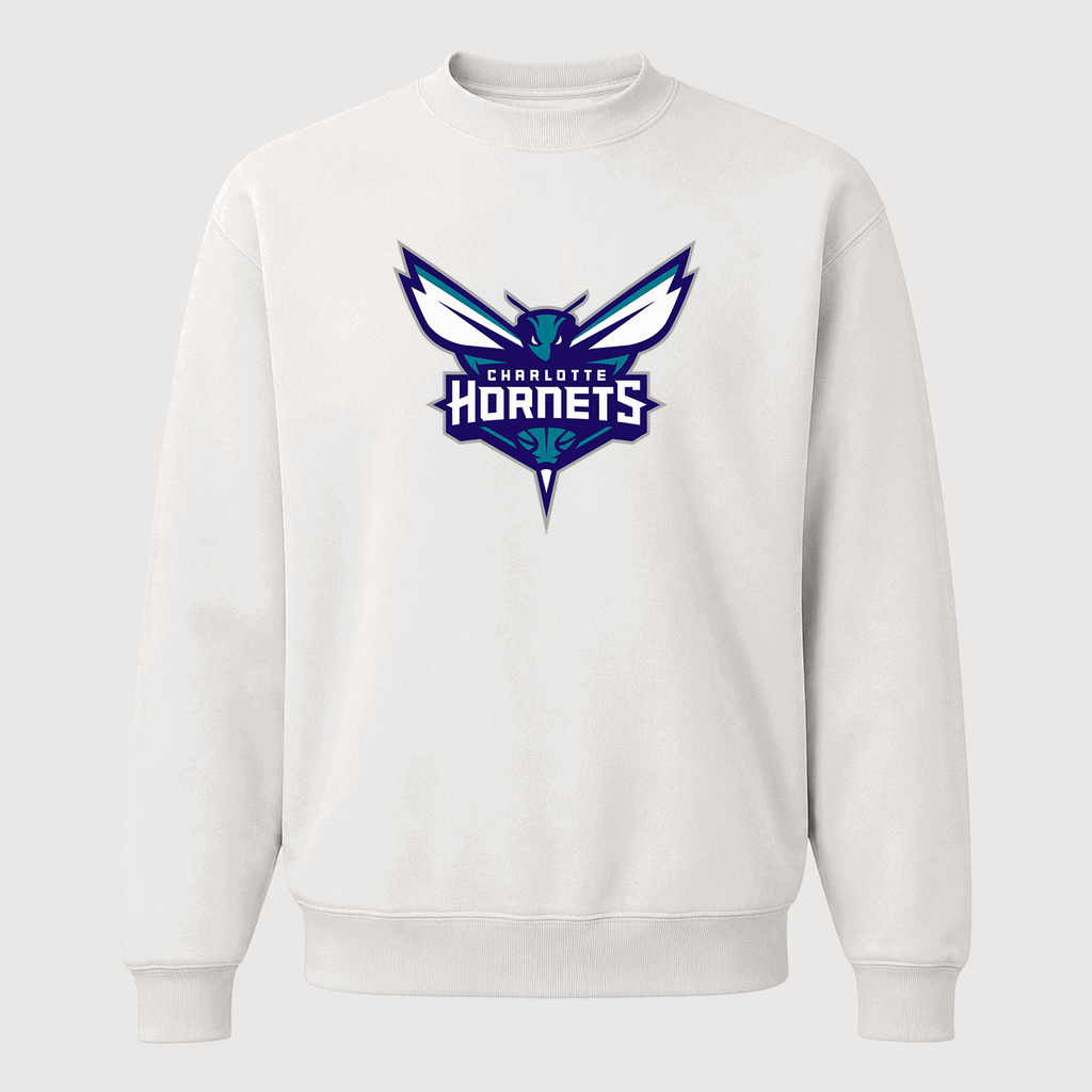 Men's Charlotte Hornets Crewneck Sweatshirt - White