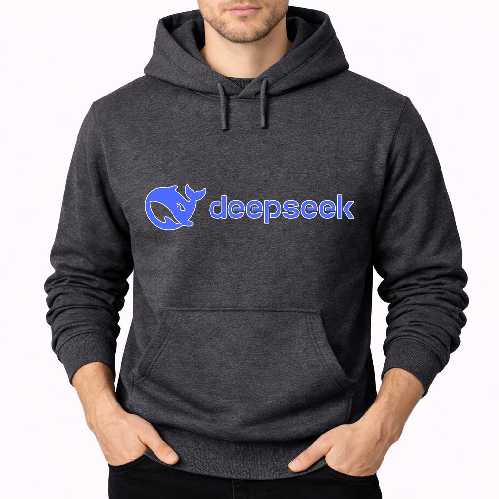 Men's Deepseek Pullover Hoodie - Charcoal