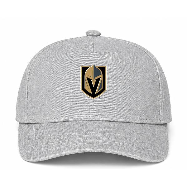 Vegas Golden Knights NHL Logo Gray Dad Baseball Cap Hat