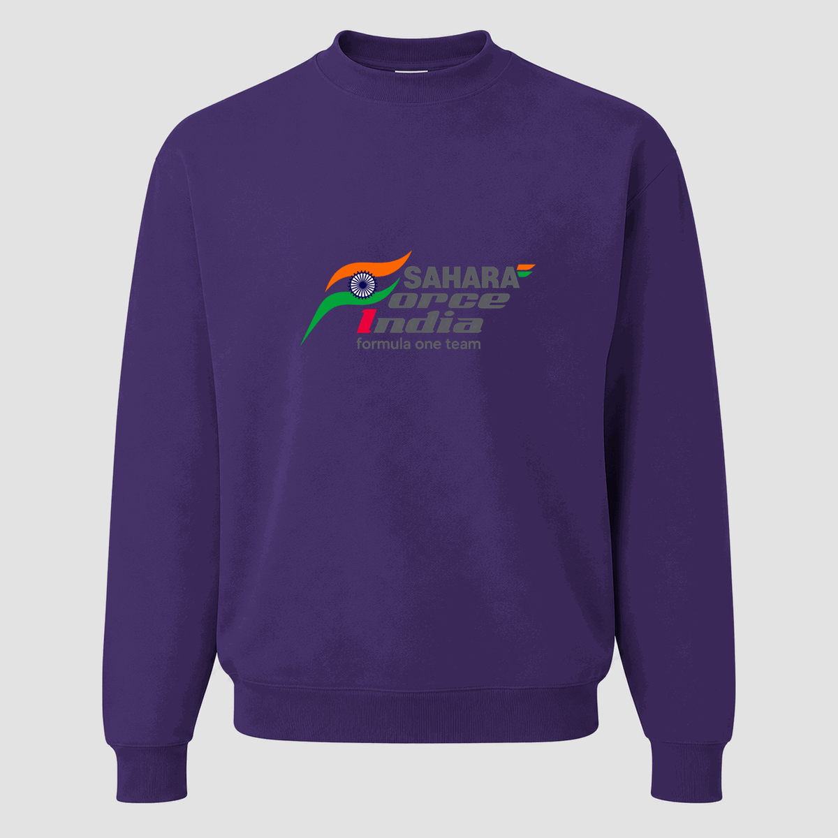 Men's Sahara Force India Formula One Team Crewneck Sweatshirt - Purple