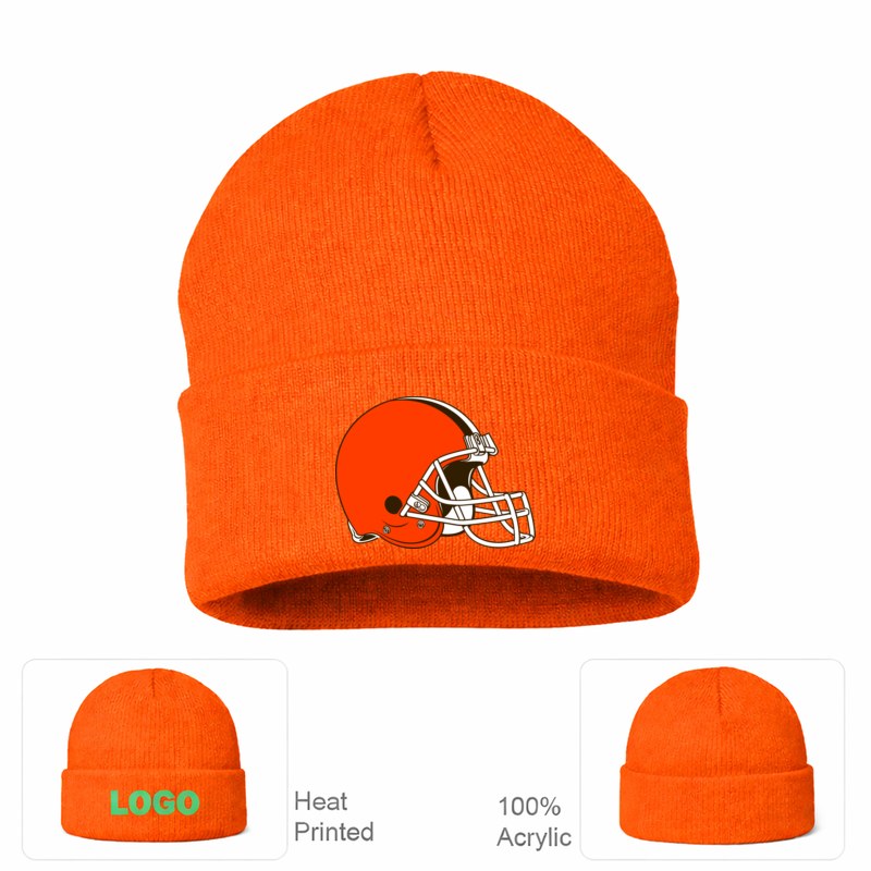 Cleveland Browns Orange Beanie Hat