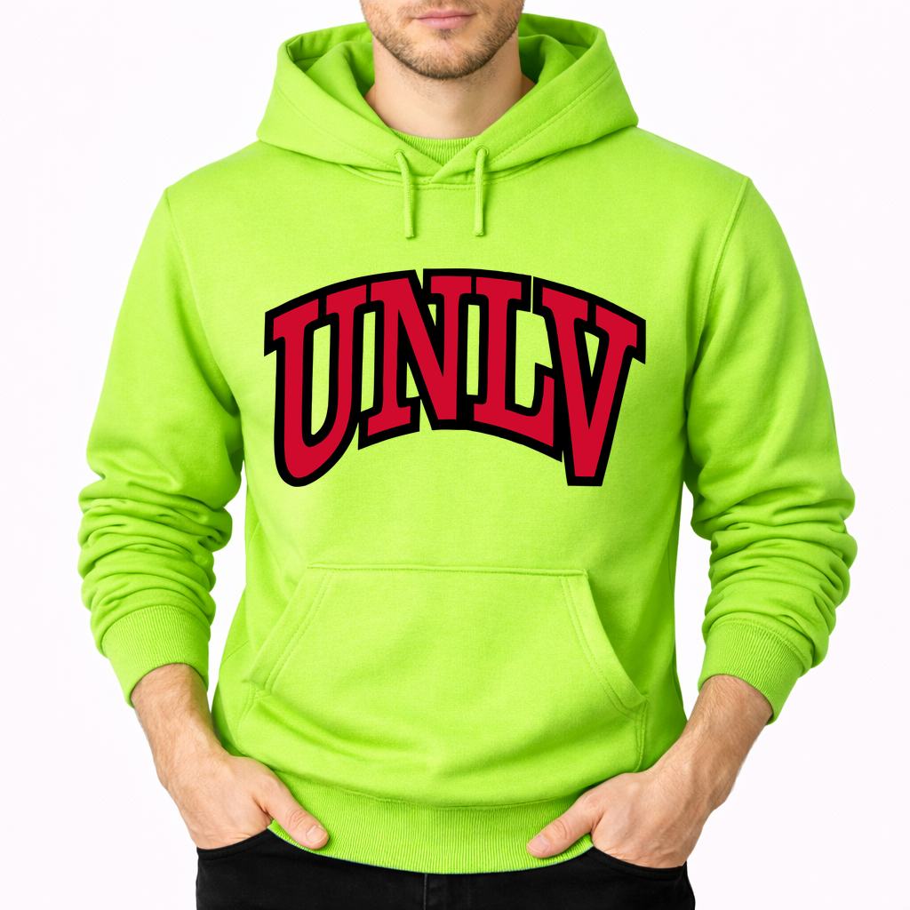 Men's UNLV Rebels Pullover Hoodie - Lime green
