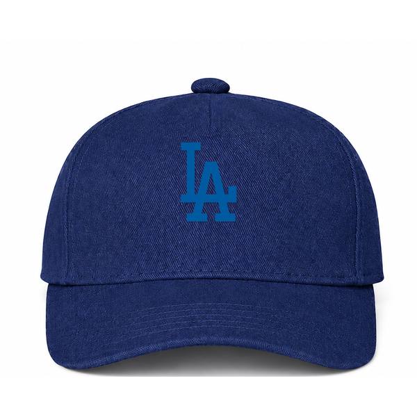 Los Angeles Dodgers MLB Logo Navy Dad Baseball Cap Hat