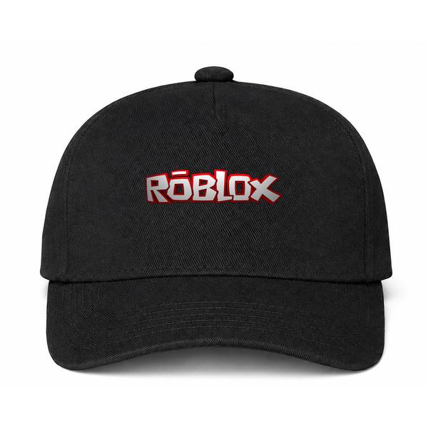 Roblox Logo Black Dad Baseball Cap Hat