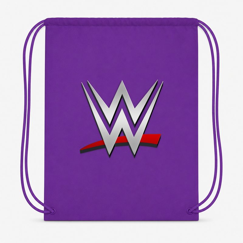 WWE Wrestling Drawstring Bag - Purple