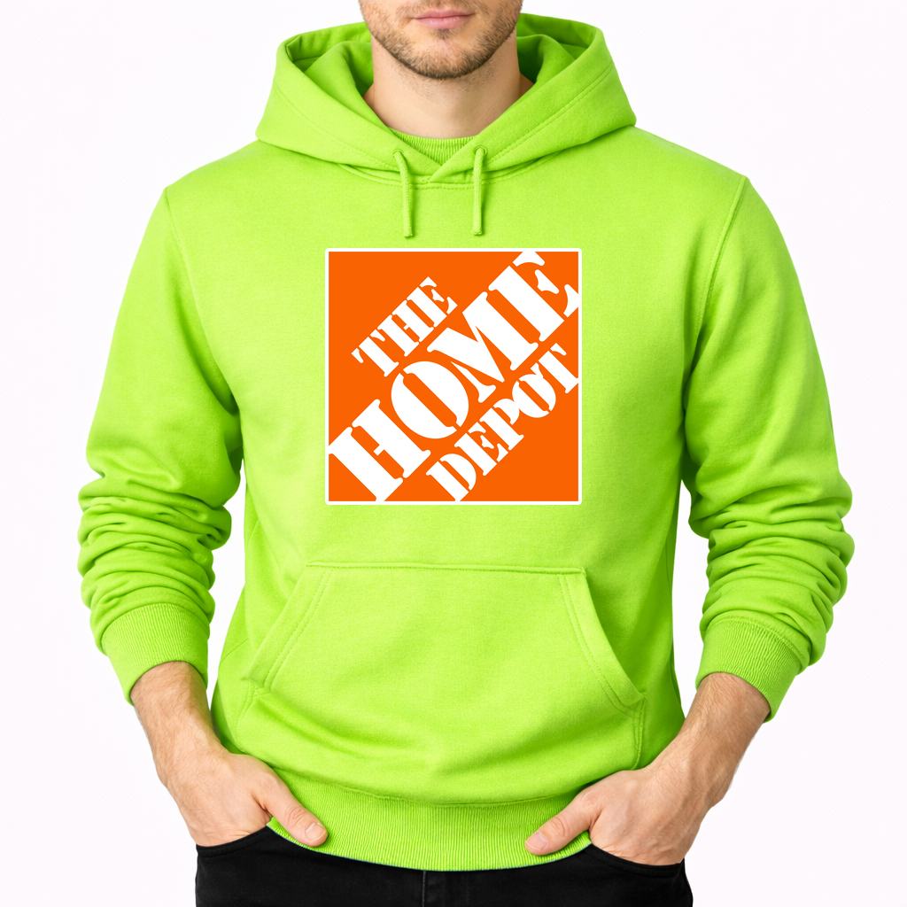 Men's The Home Depot Pullover Hoodie - Lime green