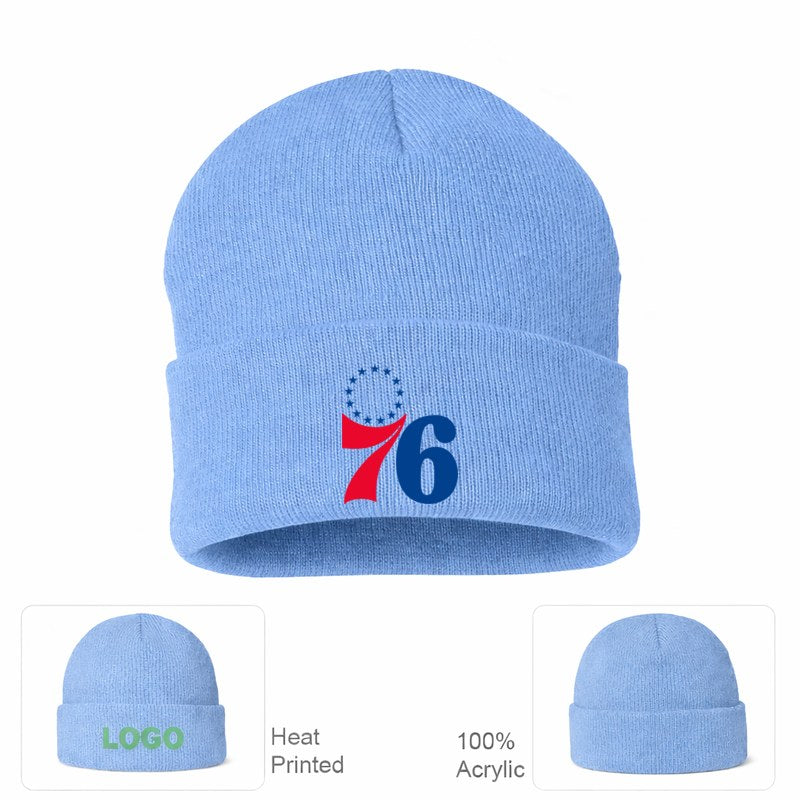 Philadelphia 76ers Sky Blue Beanie Hat
