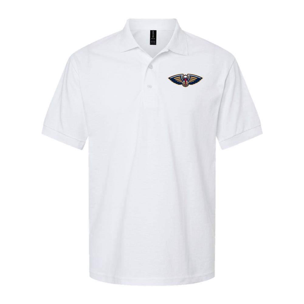 Men's New Orleans Pelicans Dry Blend Polo - White