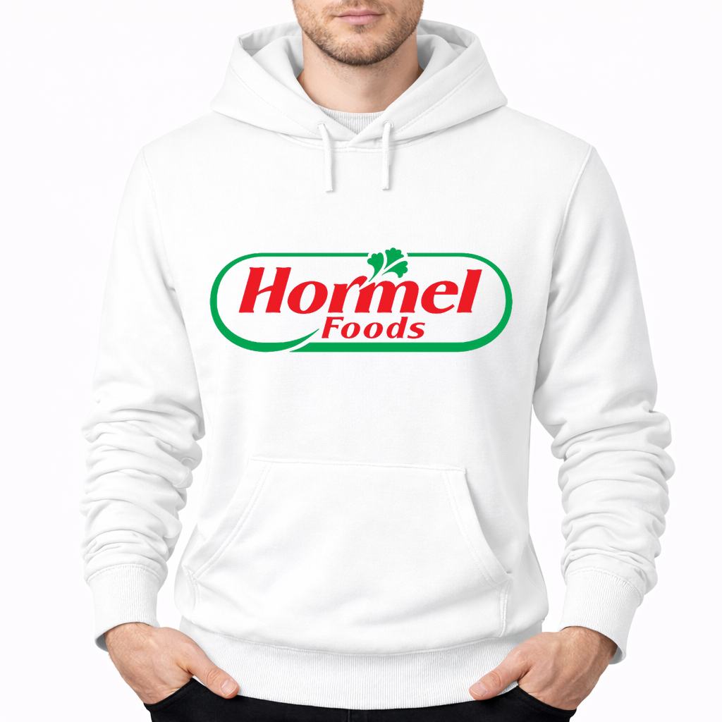 Men's Hormel Food Pullover Hoodie - White
