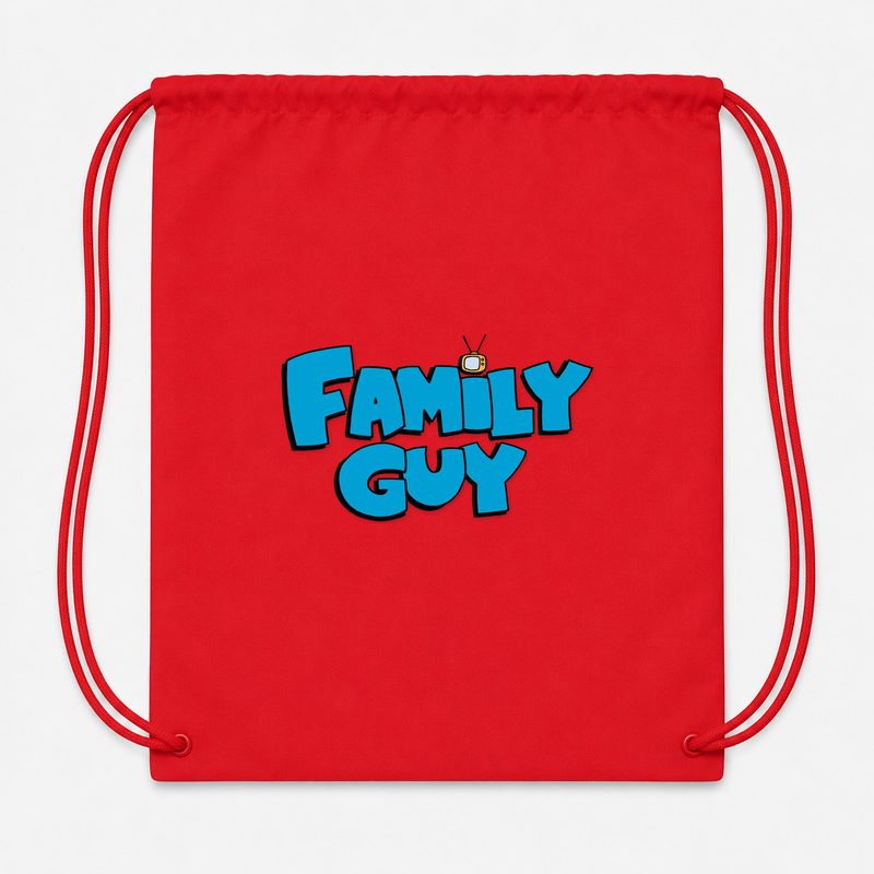 Family Guy PNG1 Drawstring Bag - Red