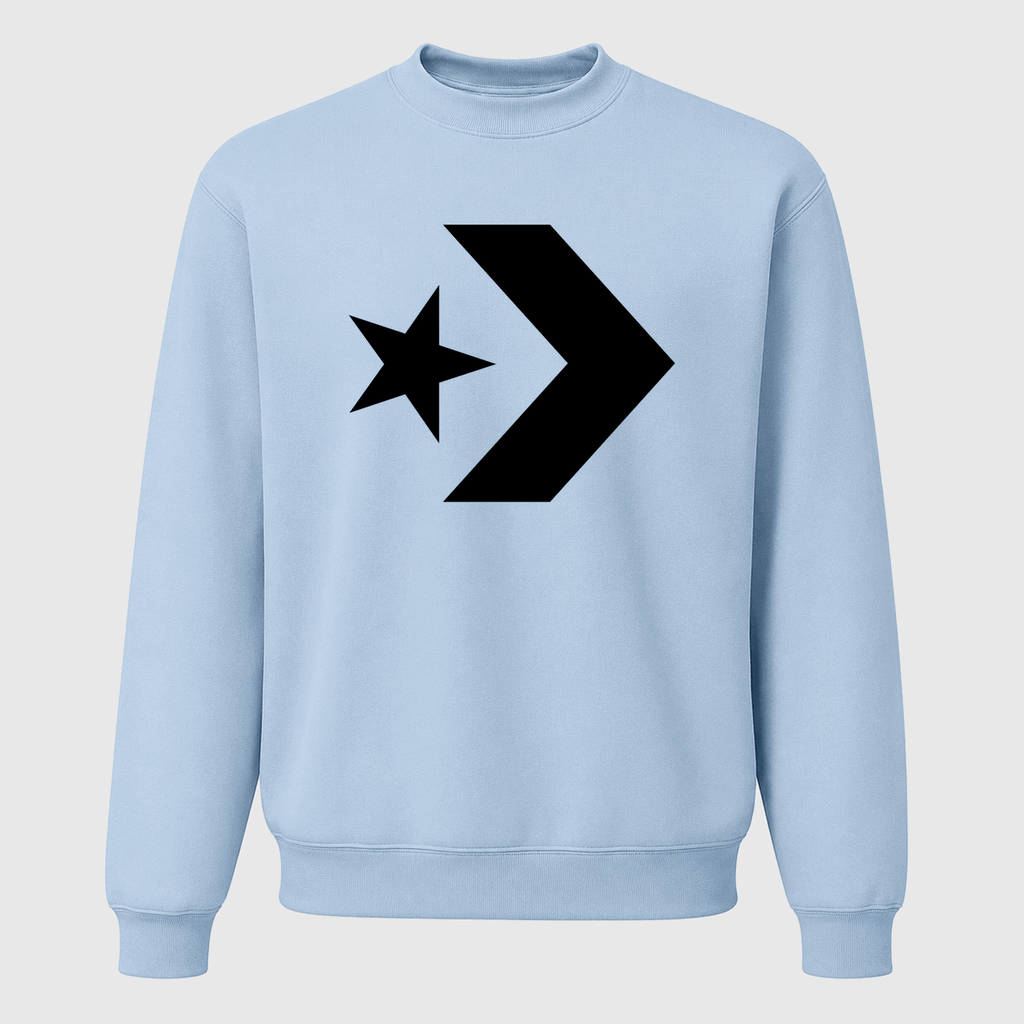 Men's Converse Crewneck Sweatshirt - Sky Blue