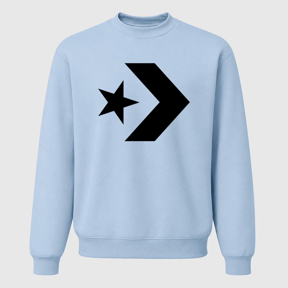 Men's Converse Crewneck Sweatshirt - Sky Blue