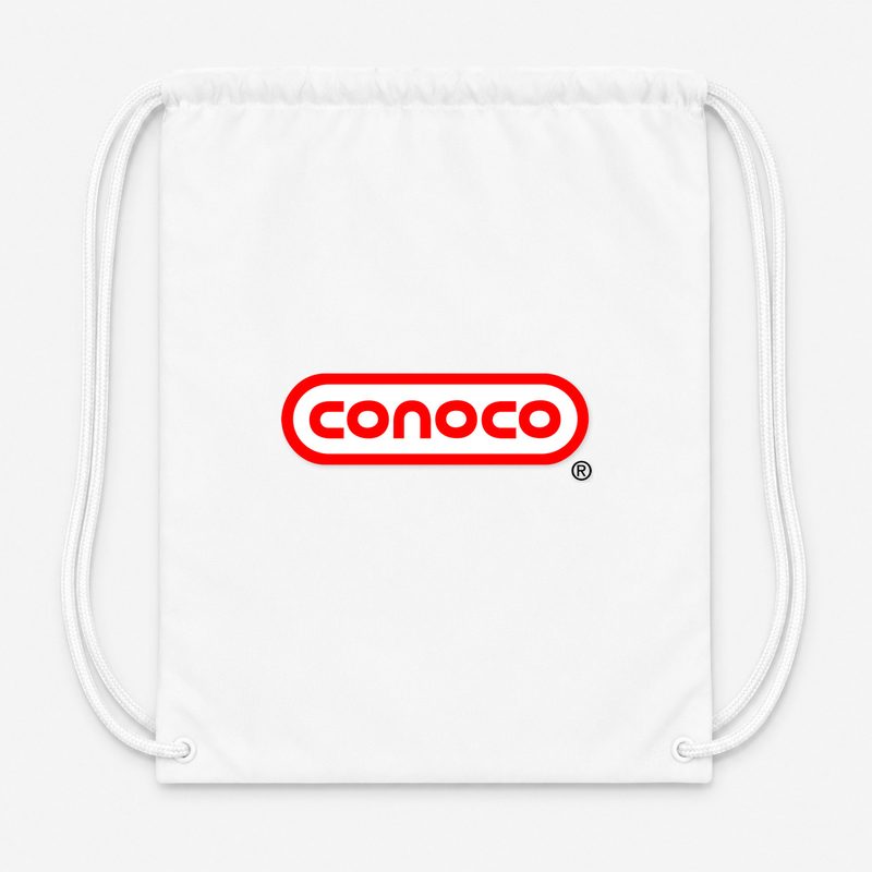 Conoco Drawstring Bag - White