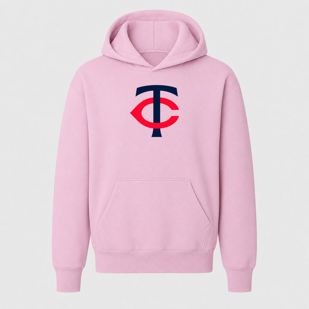 Youth Minnesota Twins Pullover Hoodie - Light Pink