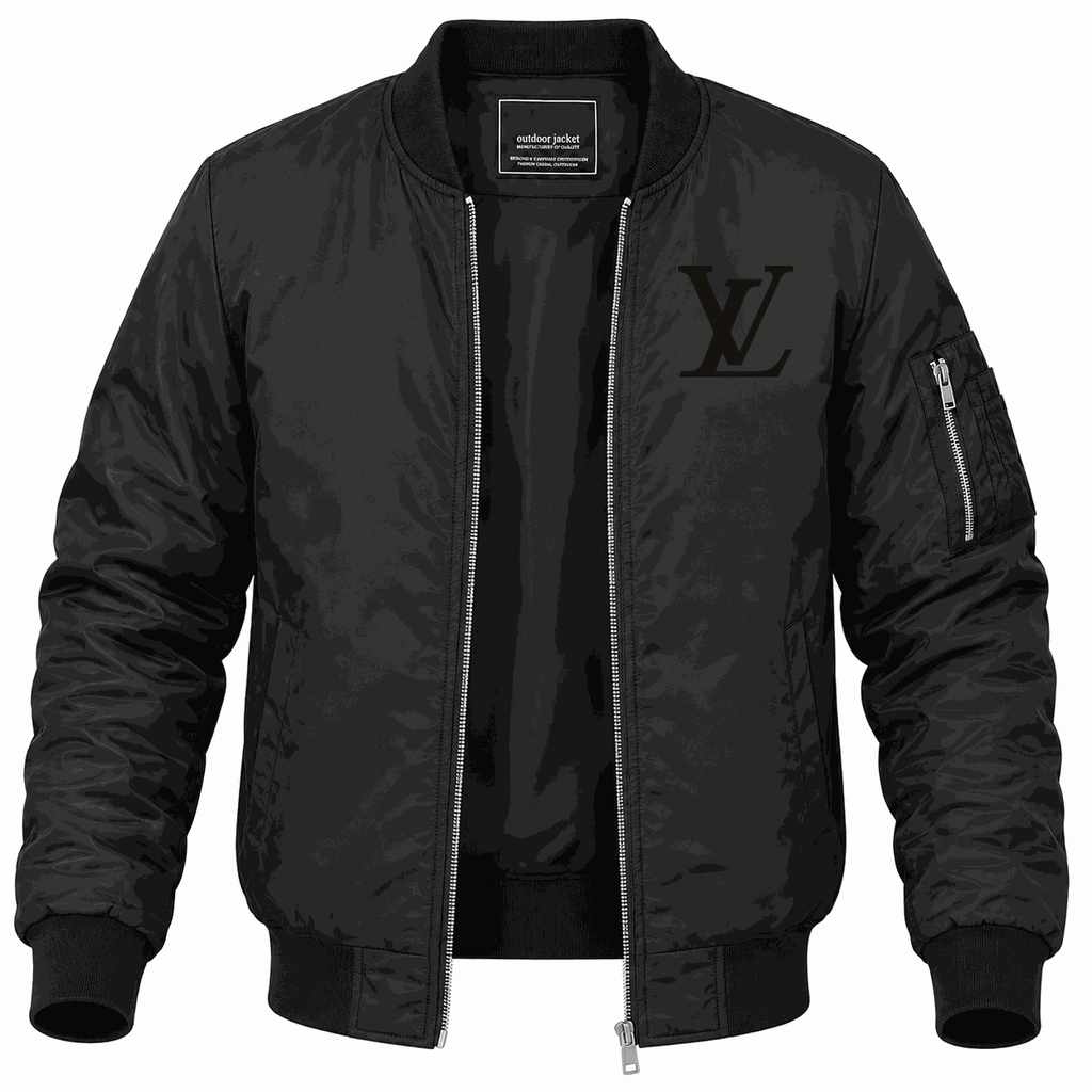 Men's Louis Vuitton Lightweight Bomber Jacket - Black