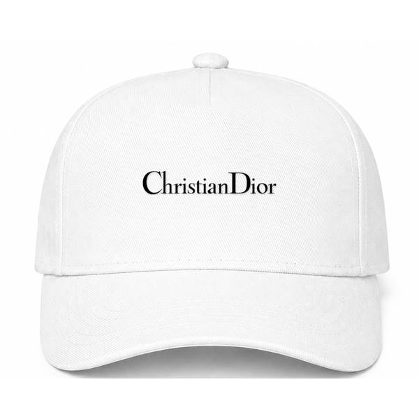 Dior Logo Version 3 White Dad Baseball Cap Hat