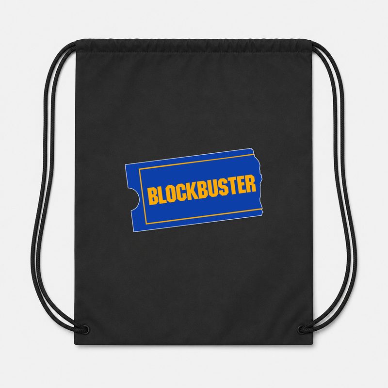 Blockbuster Drawstring Bag - Black