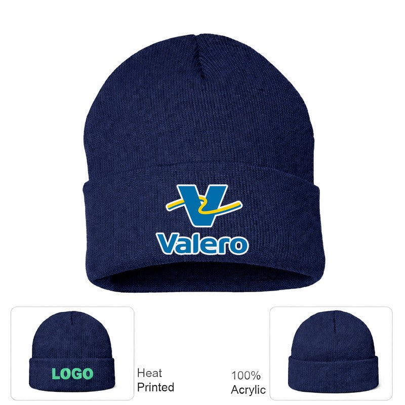 Valero Gas Station Navy Beanie Hat