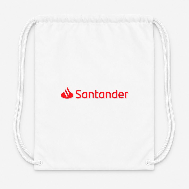 Santander Drawstring Bag - White