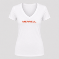 Women's Merrell V Neck T-Shirt in white