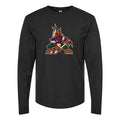 Men's Arizona Coyotes Long sleeves Cotton Blend T-Shirt - Black