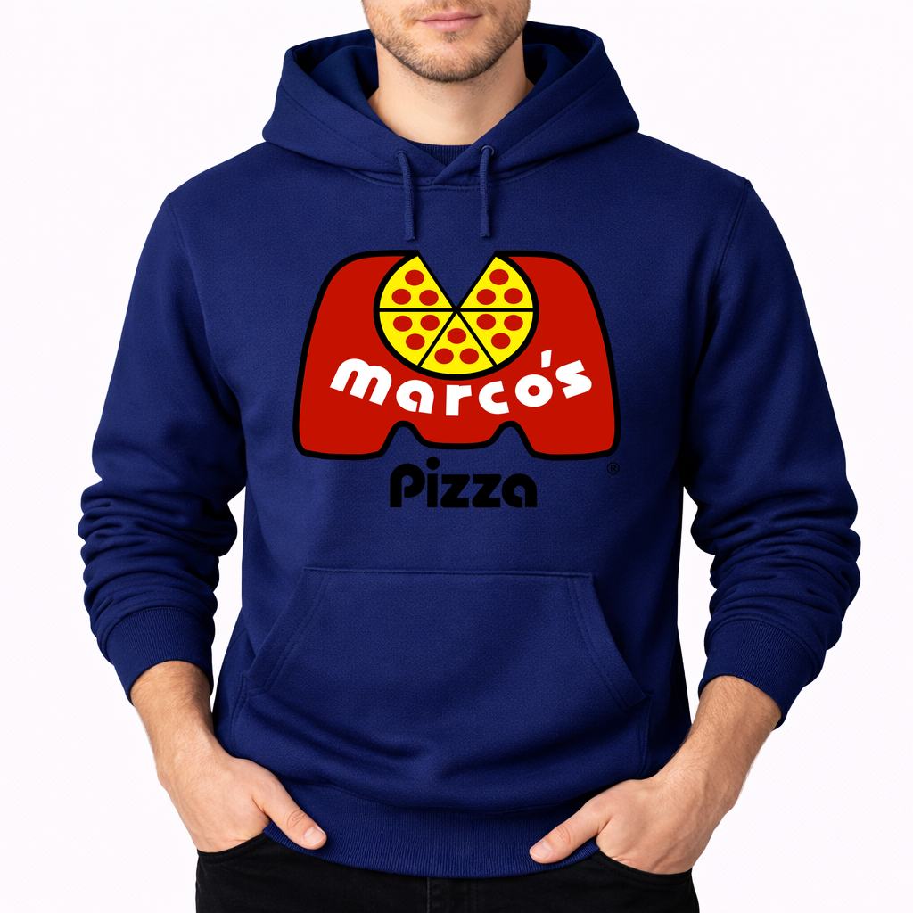Men's Marcos Pizza Pullover Hoodie - Navy