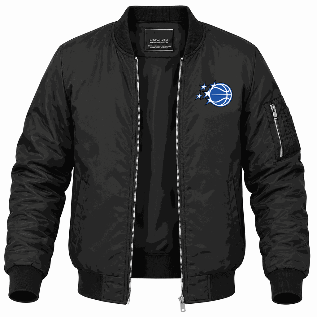 Men's Orlando Magic Lightweight Bomber Jacket - Black