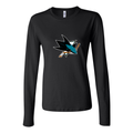 Women's San Jose Sharks Long Sleeve T-Shirt - Black
