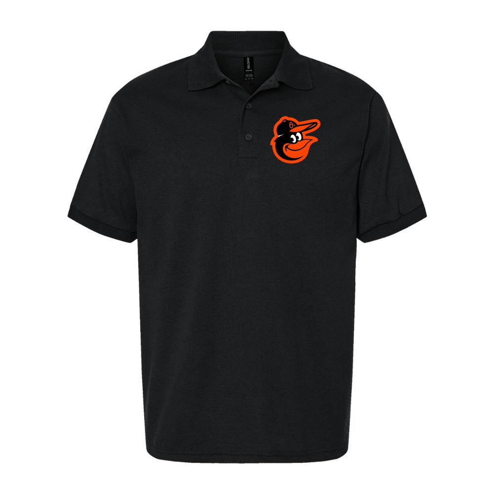 Men's Baltimore Orioles Dry Blend Polo - Black