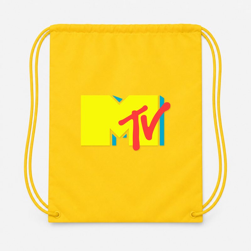 Mtv Drawstring Bag - Yellow