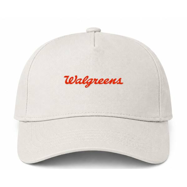 Walgreens Logo Beige Dad Baseball Cap Hat