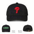MLB Philadelphia Phillies Baseball Cap Hat - Black