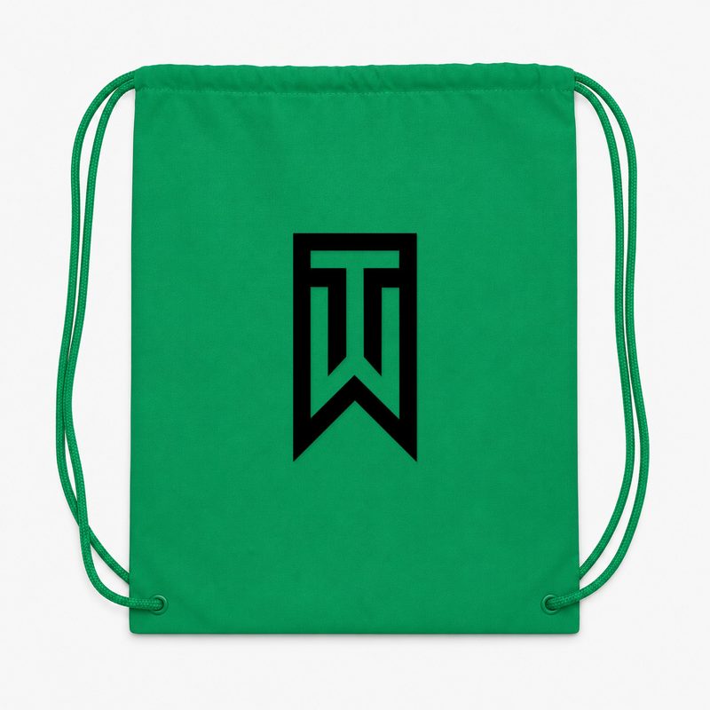 Tiger Woods Drawstring Bag - Green