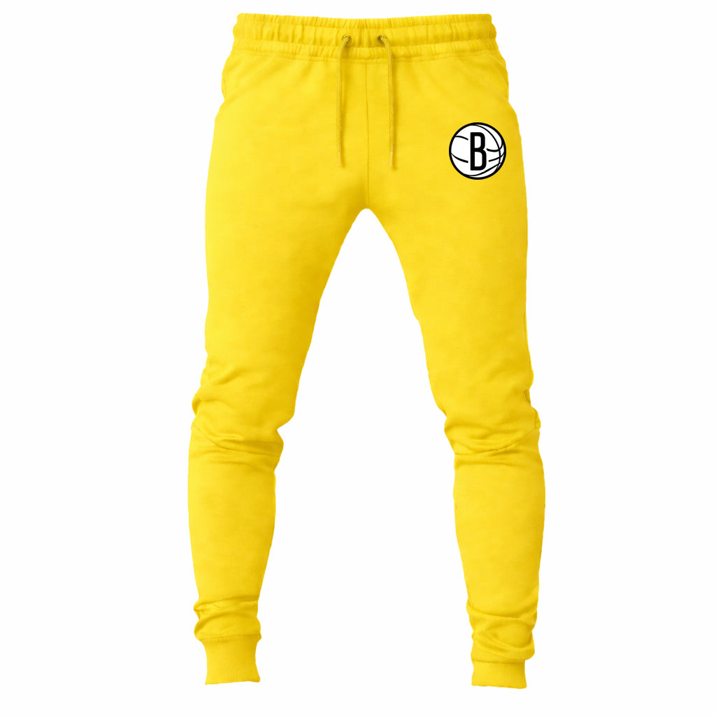 Brooklyn Nets joggers sweatpants - Yellow