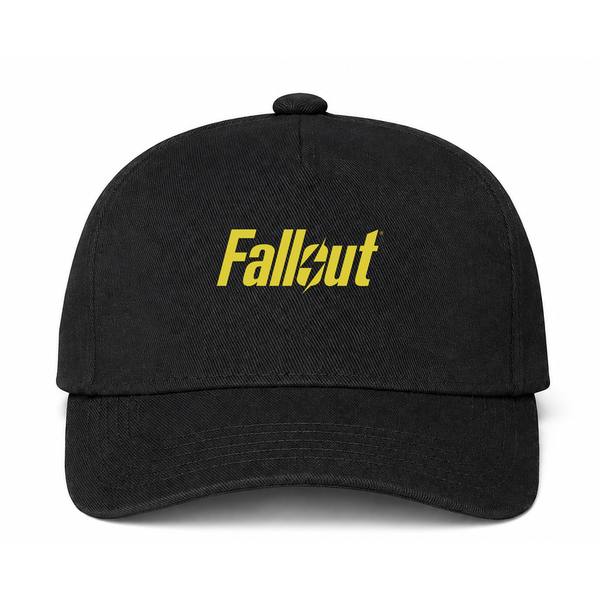 Fallout Logo Black Dad Baseball Cap Hat