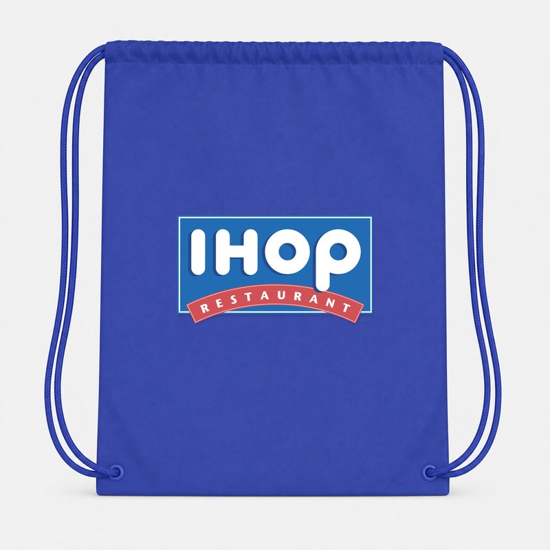 Ihop Drawstring Bag - Blue