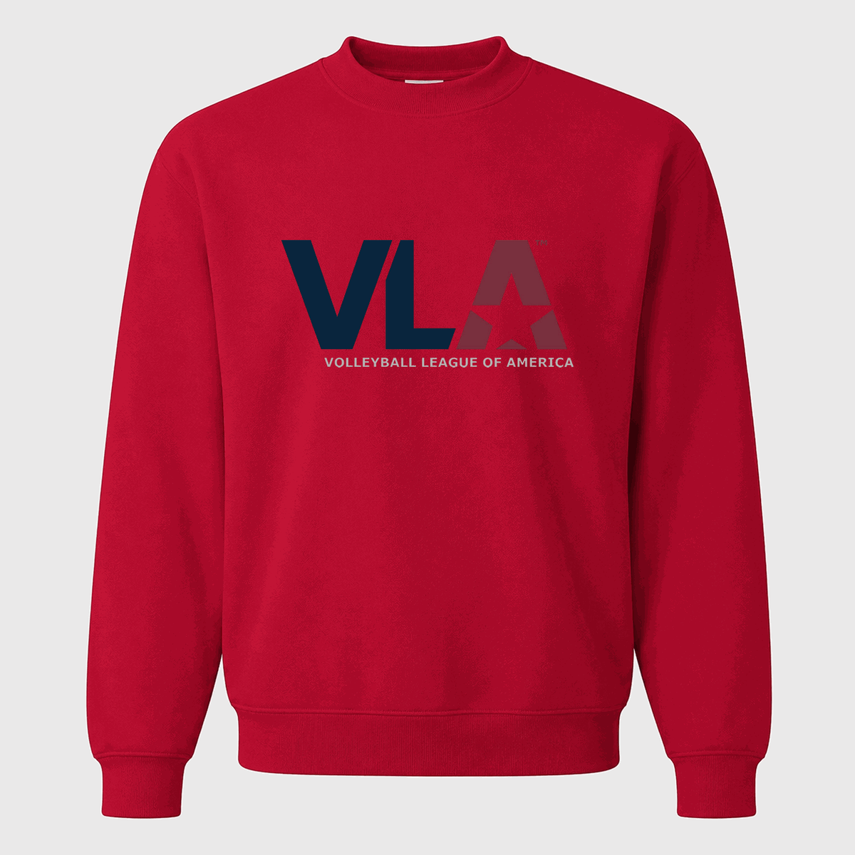 Men's American Volleyball League Crewneck Sweatshirt - Red