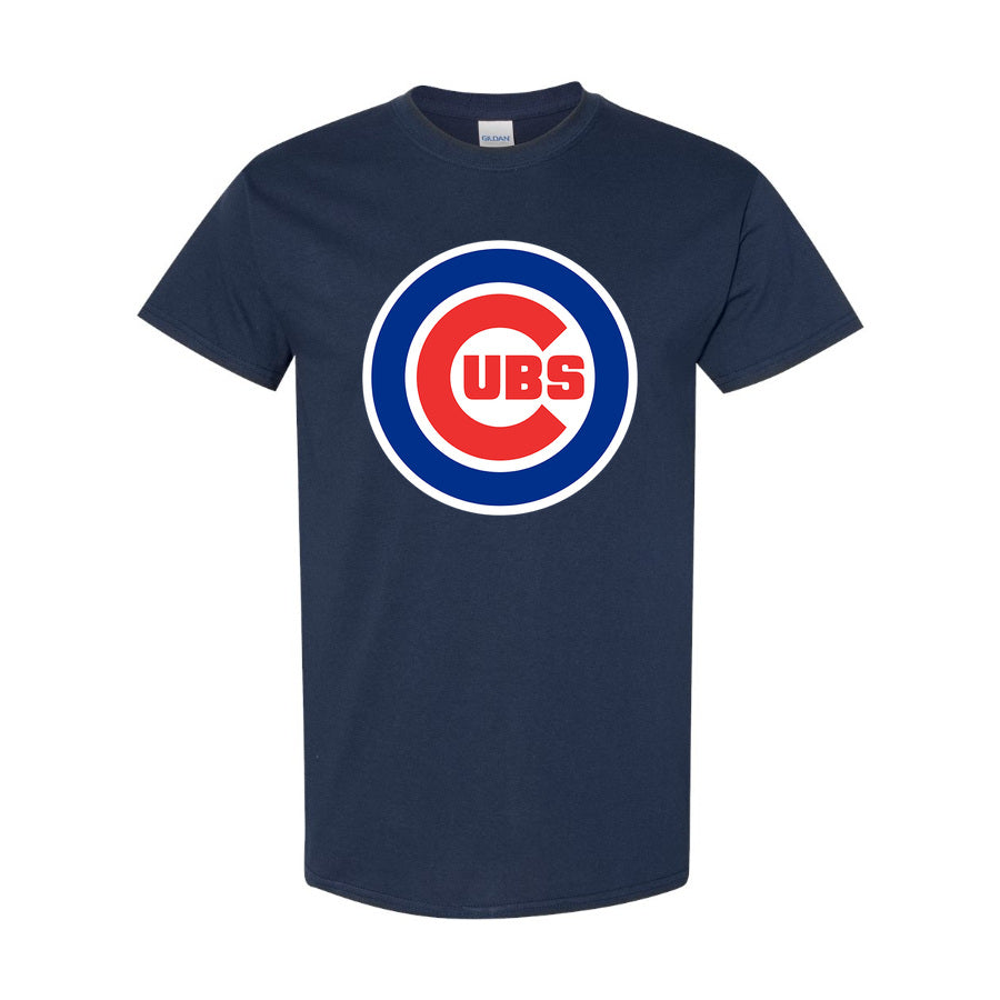Men's Chicago Cubs Cotton T-Shirt - Navy