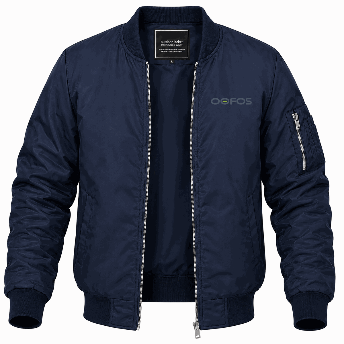 Men's Oofos Lightweight Bomber Jacket - Navy