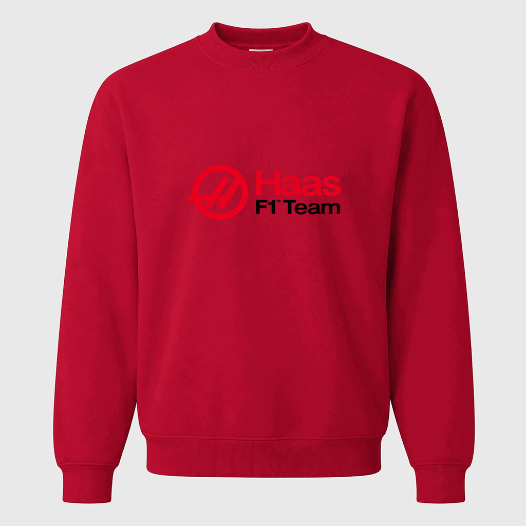 Men's Haas F1 Team Crewneck Sweatshirt - Red