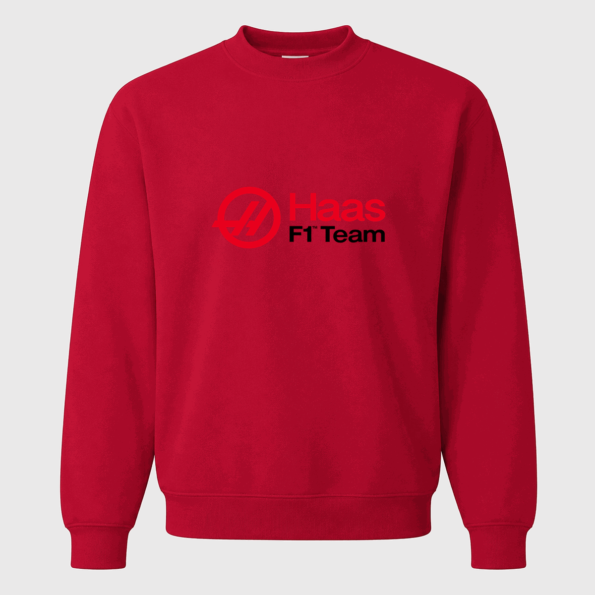 Men's Haas F1 Team Crewneck Sweatshirt - Red